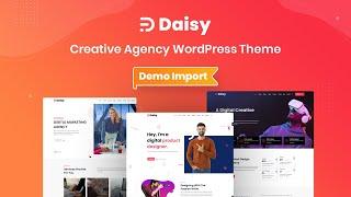 Daisy - Creative Agency WordPress Theme [Demo Installations]