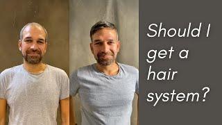 MENS HAIR SYSTEM | Hair piece transformation with Aderans #menshairreplacement #menshairsystem