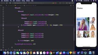 Tinder Profile Grid In SwiftUI - Tinder Image Grid In SwiftUI - SwiftUI Tutorial