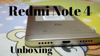 Redmi Note 4 (Gold, 64 GB) Unboxing