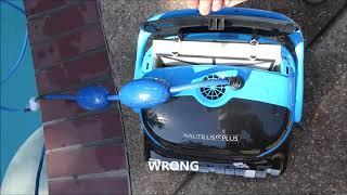 Maytronics Dolphin Nautilus CC Plus Robotic Pool Cleaner 10 Day Update and Filter Cleaning EP 2