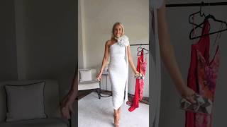 ZARA TRY ON HAUL DRESSES #youtubeshorts #trendingshorts #ytshorts #shortsfeed #viral #zaraoutfits