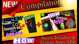 How to Convert Installed Apps & System Apps into APK (Android)|New compilation|Code With Haroon