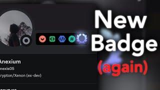 Discord Added a New Badge !  (Completed a Quest)