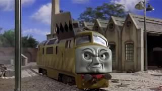 Thomas and the Magic Railroad but only when Diesel 10 and/or Pinchy is on screen