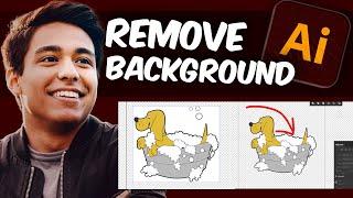 How to Remove Background in Illustrator Pro 2024 | How to Remove White Background Adobe illustrator