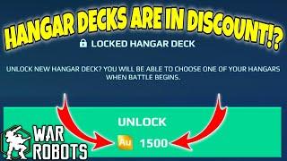 HANGAR DECKS DISCOUNT? HUGE Breaking News In War Robots!