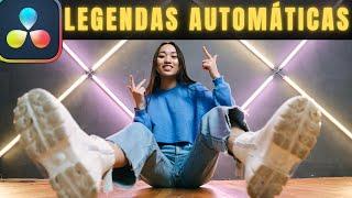 Como adicionar LEGENDAS AUTOMÁTICAS no Davinci Resolve Studio | Tutorial