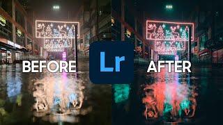 CYBERPUNK Photo Editing In 3 MINUTES with Adobe LIGHTROOM Mobile