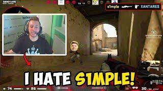 CS:GO Pros reacts to S1MPLE PLAYS (XANTARES, NiKo, Stewie2k, Loba and more)