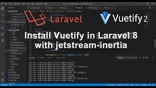 Install Vuetify in Laravel 8 with jetstream-inertia (2021 June)