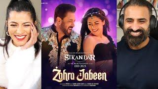 Zohra Jabeen | Sikandar | Salman Khan, Rashmika | Pritam | AR Murugadoss | Reaction