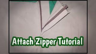 Attach Zipper Tutorial//Ims TV Vlog