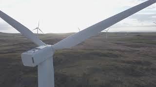 Old Port Road Portpatrick ,Wind Turbine, summers night, Stranraer Scotland,Dji Drone Footage