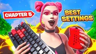 BEST COMPETITIVE Fortnite Settings in CHAPTER 5 (Merstach Settings)