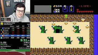 (35:15) The Legend of Zelda - 100% no up+a speedrun - current WR