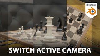 How to Animate Switching the Active Camera in Blender!