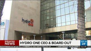 Hydro One CEO retires and board resigns