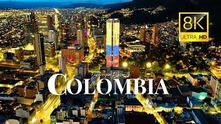 Colombia  in 8K ULTRA HD 60FPS Video by Drone