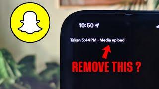 How To Send Snap Without Media Upload logo, Honest Answer