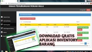 APLIKASI SISTEM INFORMASI BERBASIS WEB PERSEDIAAN BARANG (GRATIS)