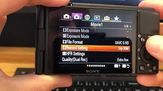 Sony ZV-1 (SLOG2) Cinematic Settings Guide