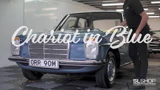 Chariot in Blue: W115 Mercedes 230.4 #Shorts