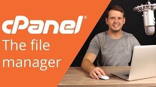 cPanel beginner tutorial 3 - managing files in the file manager