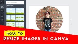 How to RESIZE IMAGES in CANVA