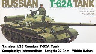 Russian T-62A Tank 1:35 Tamiya Kit Review