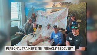 Personal trainer’s ‘miracle’ recovery journey after brain injury