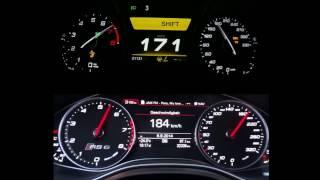 Audi RS6 vs Alfa Giula Quadrifoglio ACCELLERATION 0 - TOP SPEED