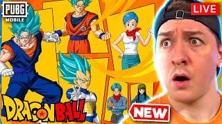 OPENING NEW DRAGON BALL SKINS IN PUBG MOBILE! LIVE
