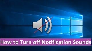 How to Disable Notification Sounds in Windows 10 - Howtosolveit