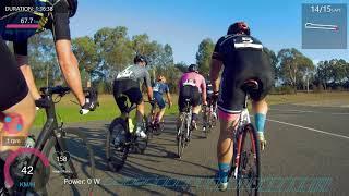 Penrith Regatta Centre cycling race - full lap (18 May 2019)