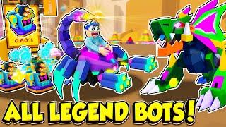 Getting A FULL TEAM Of LEGENDARY BOTS To DEFEAT THE FINAL BOSS! (Roblox)