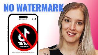 How To Download Tiktok Video Without Watermark UPDATED TUTORIAL 2024 (Quick &  Easy)