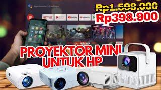 10 REKOMENDASI PROYEKTOR MINI TERBAIK 2024 | REVIEW MERK PROYEKTOR MINI UNTUK HP HARGA MURAH