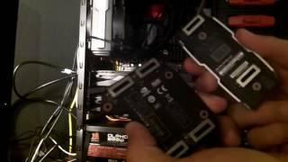 GEFORCE GTX SLI HB Bridge 3-slot unboxing and install