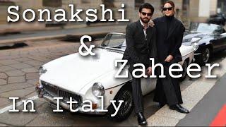 Sonakshi and Zaheer in Italy! Travel vlog #2 straight from Milan ️