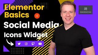 Mit Elementor Social Media Icons Einbinden | Basic Widget Anleitung