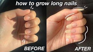 HOW TO GROW LONG NAILS *tips for healthy & strong nails* | Ep. 3 