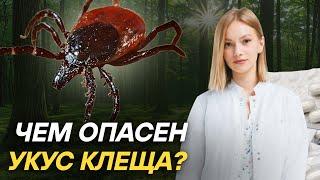 Чем опасен укус клеща? | Что делать, если укусил клещ? | МедВуза