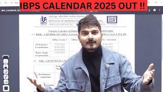  Official IBPS Calendar 2025-26 Out | Major Changes in IBPS Exam Dates 2025 | Vijay Mishra