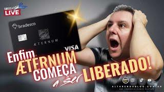 BRADESCO VISA INFINITE ÆTERNUM COMEÇA A LIBERAR O CARTÃO SEM INVESTIMENTOS,FICOU FÁCIL. CORTE LIVE