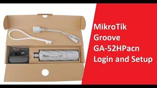 MikroTik Groove 5HPacn Login and Configuration first time