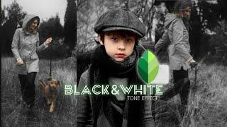 Cara edit foto black and white tone effect di Snapseed |Photo editing