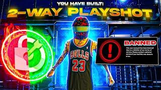 NEW "2-WAY PLAYSHOT" BUILD IS GAME-BREAKING IN NBA 2K22! DEMIGOD BEST BUILD NBA 2K22!