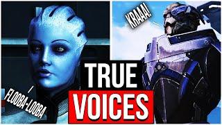 This is what the ALIENS in Mass Effect actually SOUND LIKE