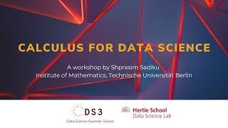 Calclulus for Data Science | Data Science Summer School 2023